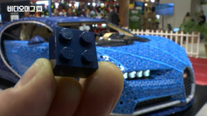 블록 완구 조각의 꿈&hellip;부가티 시론으로 이루어진다