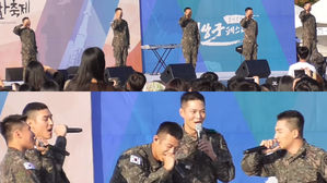 [SBS Star] VIDEO: TAEYANG&middot;DAESUNG&middot;Beenzino&middot;Joo Won&middot;Ko Kyoung Pyo Hit the Stage Together for a Military Festival