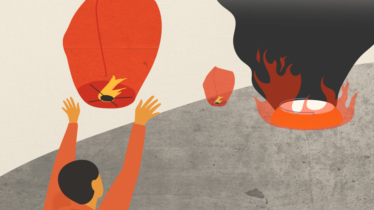 [리포트+] 천 원짜리 풍등에 수십 억 원 '활활', 저유소 화재 재발 막으려면...