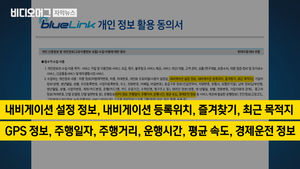 [단독] 즐겨찾는 곳&middot;운행시간까지&hellip;현대기아차, 무차별 정보 수집