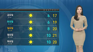 [날씨] 찬바람에 한낮에도 체감 온도 '뚝'&hellip;서해&middot;제주 빗방울