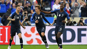 월드컵 챔피언 프랑스, 그리에즈만 멀티골로 독일에 역전승