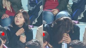 [스브스타] 대한민국-파나마 전에서 포착된 쇼트트랙 김아랑 선수 '눈길'