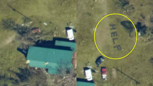 [뉴스pick] 쓰러진 나무로 집채만 하게 "HELP"…덕분에 구조된 노부부