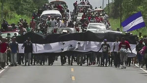 '트럼프 엄포'에도 이민 행렬…멕시코, 유엔 지원 요청