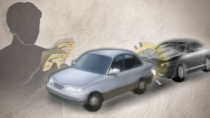 새벽에 유흥가서 음주운전 차량만 노려 고의사고