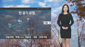 [날씨] 찬바람에 체감 온도 '뚝'&hellip;내일 기온 더 떨어져