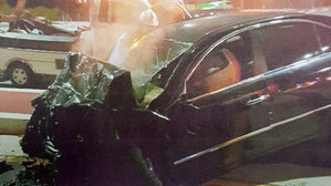 음주단속 피해 8㎞도주&hellip;30대 운전자, 차량 3대 들이받고 붙잡혀