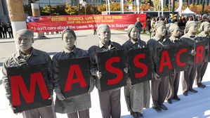 "미국, 제주 4&middot;3 책임져야"&hellip;10만인 서명 美 대사관에 전달