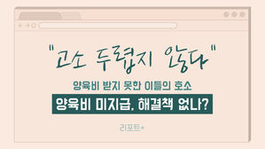 [리포트+] "고소 두렵지 않다" 양육비 받지 못한 이들의 호소…양육비 미지급, 해결책 없나?