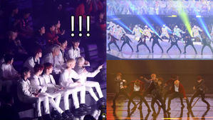 [SBS Star] VIDEO: Wanna One Gets Psyched While Watching the Stage of BTS!