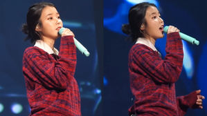 [SBS Star] VIDEO: IU Sings Without Accompaniment to Thank Her Fan Who Came to Her Concert