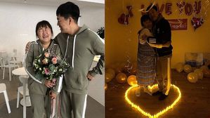 [스브스타] "어떻게 같은 날 이래" 서로 몰래 프러포즈 준비한 홍윤화♥김민기