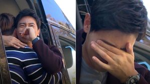 [스브스타] 원기준, 12년 만에 '연기 스승' 故 박원경 빈소 찾아 오열