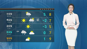 [날씨] "갈수록 추워져요"&hellip;내일 눈&middot;비 내린 뒤 영하권