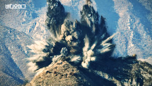 북한 GP가 폭파되는 장면을 보여드려요&hellip;(거리도 계산해보았어요)