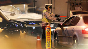 음주단속 현장 보고 돌아간 차 배수로 추락&hellip;운전자 숨져