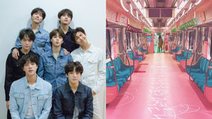 [SBS Star] BTS Receives an Unforgettable Gift from Fans: a BTS Subway Car!