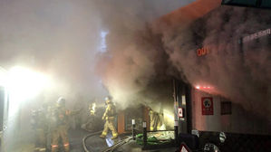 수원 골든프라자 화재&hellip;부상 35명, 250명 긴급대피