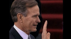 '아버지 부시' 11년 만에 미국 국장&hellip;"에어포스원 보내 운구"