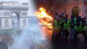 "파리 폭력 시위, 극우&middot;극좌 단체 소행"&hellip;개선문도 훼손