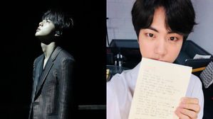 [SBS Star] BTS JIN Expresses Thanks to Fans with a Handwritten Letter