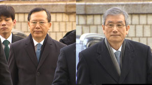 [영상] '사법농단' 박병대&middot;고영한 전 대법관 영장실질심사 출석 현장