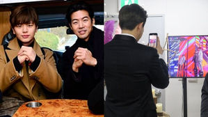 [SBS Star] Lee Sang Yun Spotted Taking Pictures of BTOB Yook Sungjae Performing