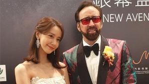 [SBS Star] Yoona & Nicolas Cage Meet as Talent Ambassadors for a Film Festival in Macao
