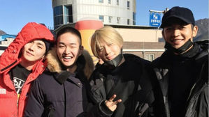 [SBS Star] SHINee Sends off ONEW for His Enlistment