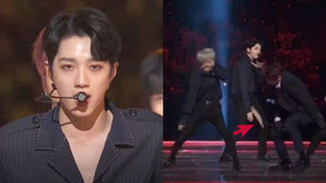 [SBS Star] Wanna One Lai Kuan Lin Shows Professionalism Despite Major Wardrobe Malfunction