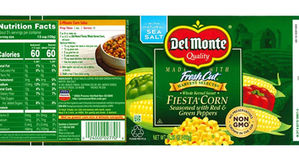 델몬트, 미국 25개 주&middot;중남미 12개국서 캔 옥수수 리콜
