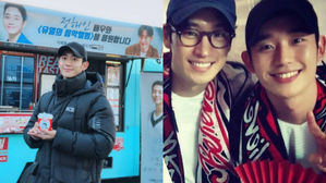 [SBS Star] Lee Jehoon Sends a Snack Truck & Visits Jung Hae In at His Filming Site!