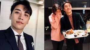 [스브스타] 승리, '옆집 누나' 이시영에게 받은 생일상 공개