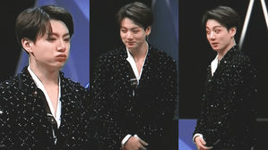 [SBS Star] What JUNGKOOK Does When He Does Not Want Tears Rolling Down His Face