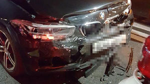 만취 20대 BMW 운전자, 사고 후 도주하다 또 들이받아