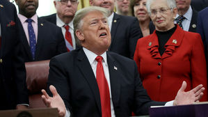 트럼프, IS특사 사퇴에 "아무것도 아닌데 '가짜뉴스' 호들갑"