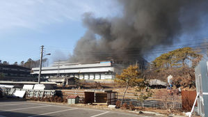 파주 영화세트장 화재&hellip;인명피해 없어