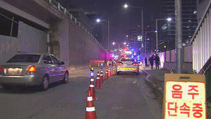 음주단속에 불응 도주&middot;대리기사 보내고 주차하다 쾅쾅