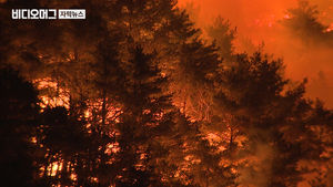 건조특보 속 양양 산불 확산&hellip;주민 긴급 대피령