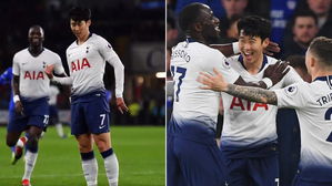 [스브스타] '둠칫 두둠칫'&hellip;새해 첫 골 넣고 손흥민이 선보인 '춤 세리머니'