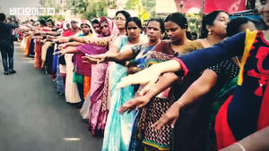 500만 명의 인도 여성이 이룬 인간 띠, 그 줄의 끝에는&hellip;