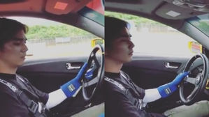 [SBS Star] Yoo Seung Ho Shows off His Masculine Side While Enjoying Motor Racing
