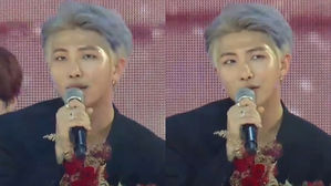 [SBS Star] BTS RM Moves His Fans with a Touching Acceptance Speech
