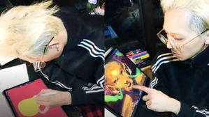 [SBS Star] WINNER MINO Finishes Drawing an Incredible Picture During a Live Broadcast