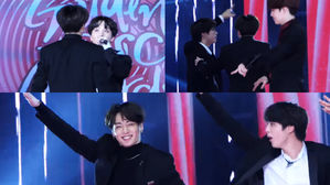 [SBS Star] JUNGKOOK Cutely Gathers BTS for One Last Dance Before the Song Ends
