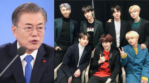 [SBS Star] President Moon Jae-in Mentions BTS' Great Achievement in New Year Speech