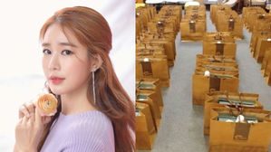 [SBS Star] Yoo In Na Gifts 100 Pairs of Boots for the Staff Members of Her Drama