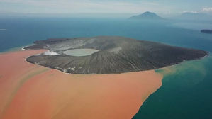 해수면 위로 새땅 솟아올라&hellip;쓰나미 유발 인니 화산섬 '이변'