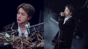 [SBS Star] VIDEO: JIN Turns into Prince Charming at BTS' Japan Concert